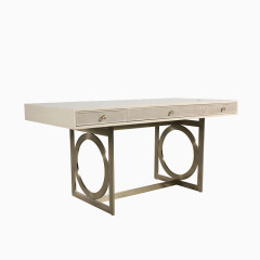 美式经典书房实木书桌