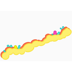 毛毛虫式的素材