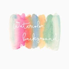 PSD清新色彩水彩抽象背景图片