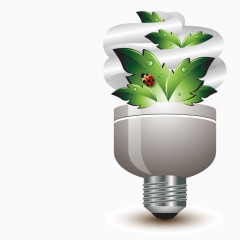 绿色节能灯泡