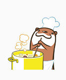 水獭卡通表情包