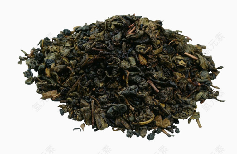 烘干的茶叶