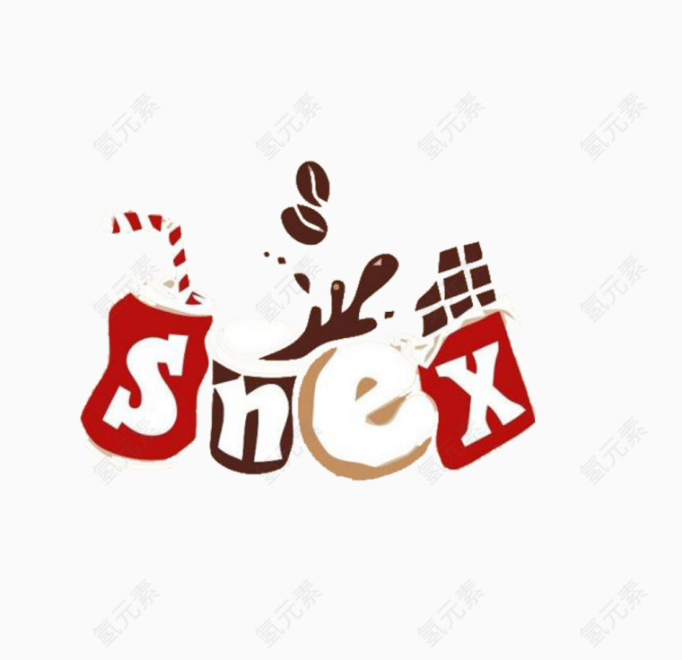巧克力标志图案