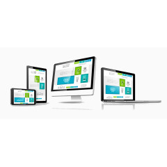 简约商务屏幕电脑数码