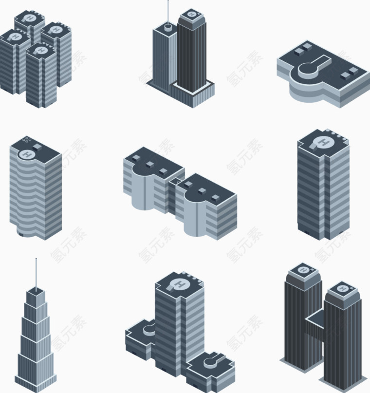 建筑设计矢量素材
