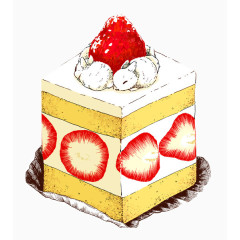 正方形草莓蛋糕