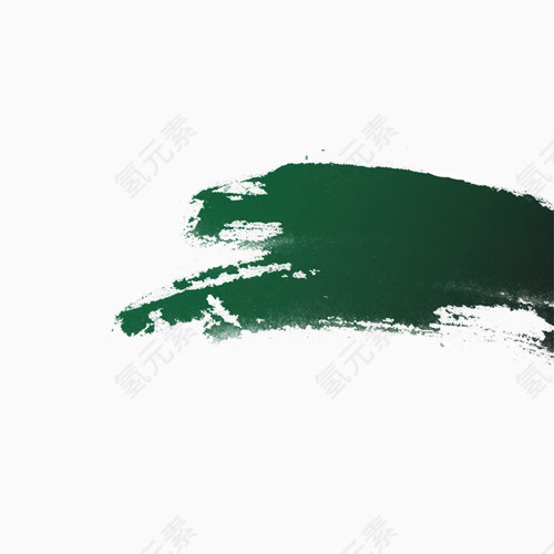 笔刷   绿色画笔   水墨