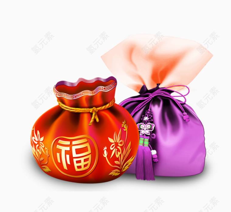 福字布袋