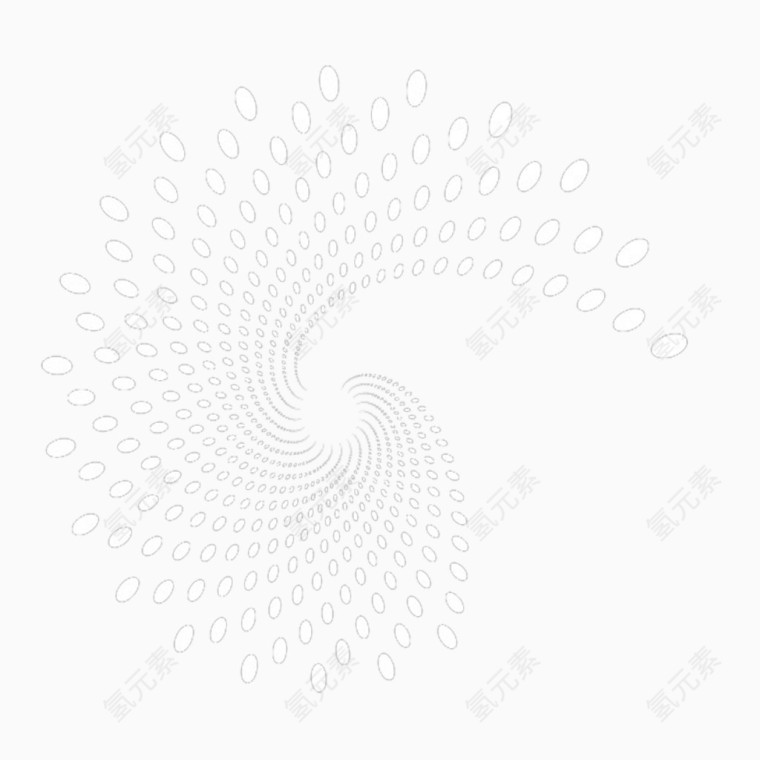 黑点旋转光效