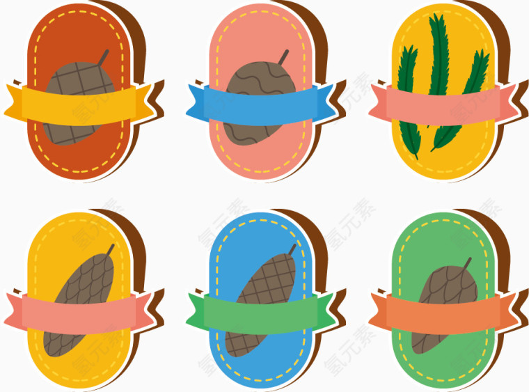 矢量图硬质卡片