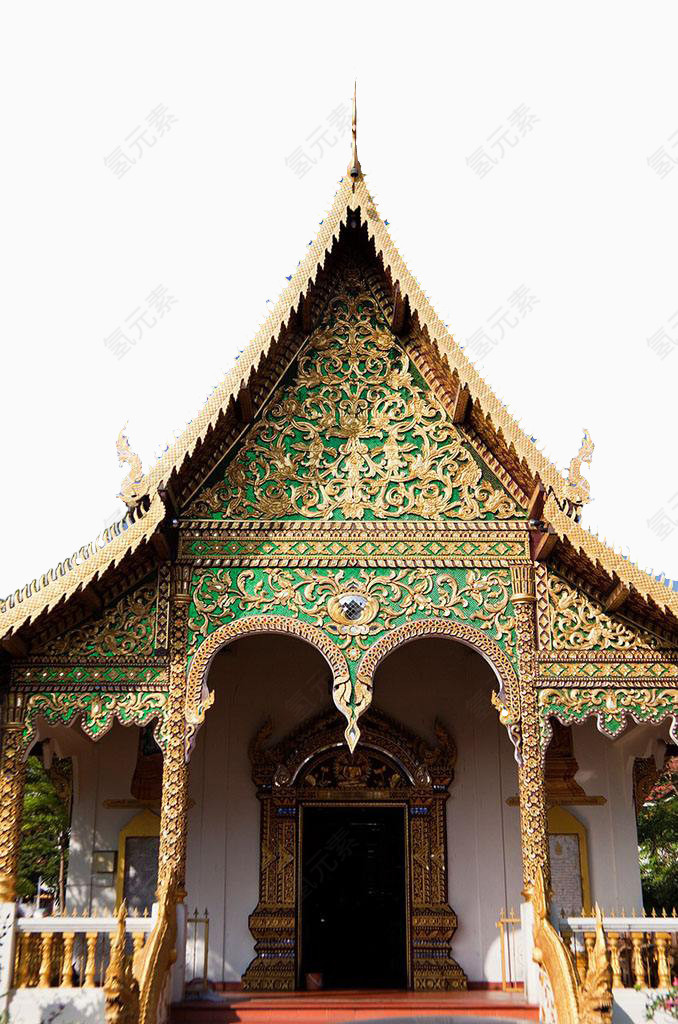 佛教寺庙免抠免费装饰设计下载