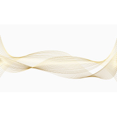 金色变换的线条