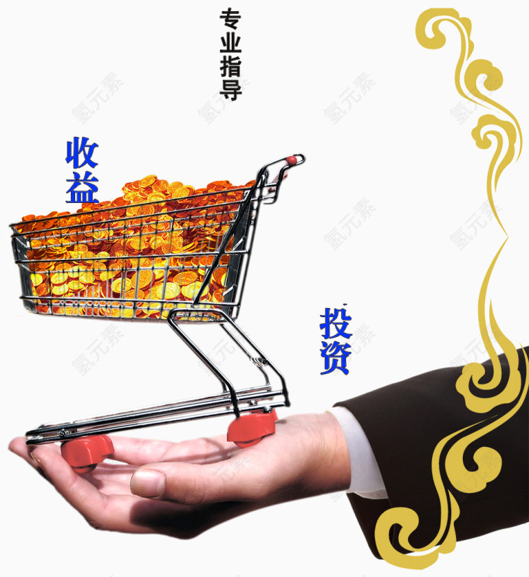 股票投资收益海报