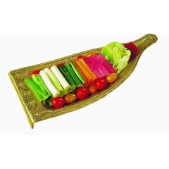 不规则船型盘子的作料免扣