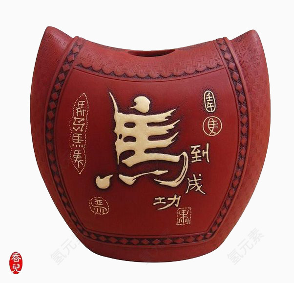吉祥尊贵的中国红瓷