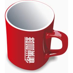 雀巢咖啡红色杯子