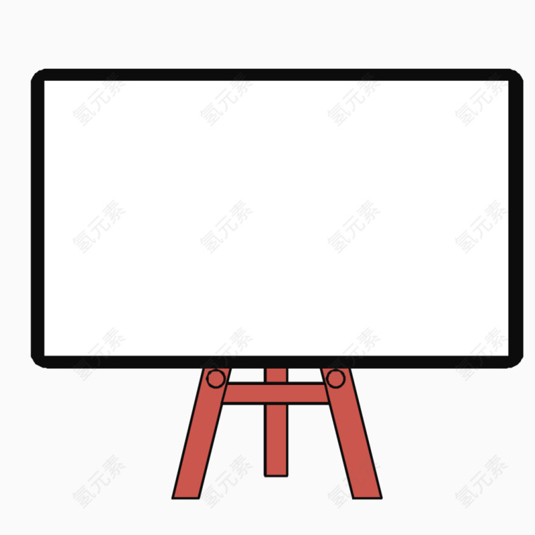 矢量木质画板展示板通知栏