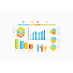 图表数据信息矢量元素素材