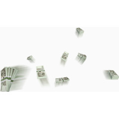 捆绑韩币纸币免抠素材