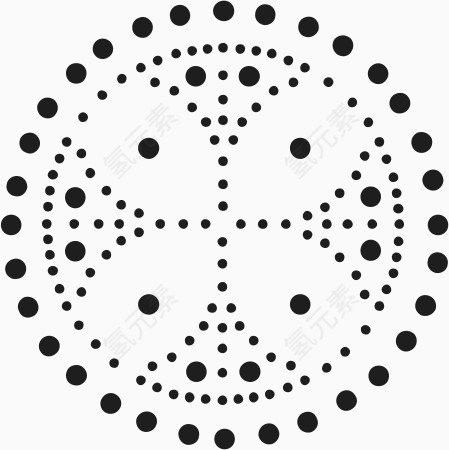 边框底纹花型单色图案素材