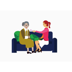 照顾老人大图下载