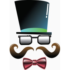 父亲节装饰元素