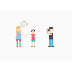 人物活动矢量图