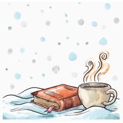 大雪温暖冬素材