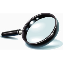 矢量手绘放大镜