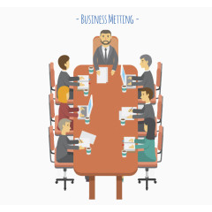 会议矢量素材