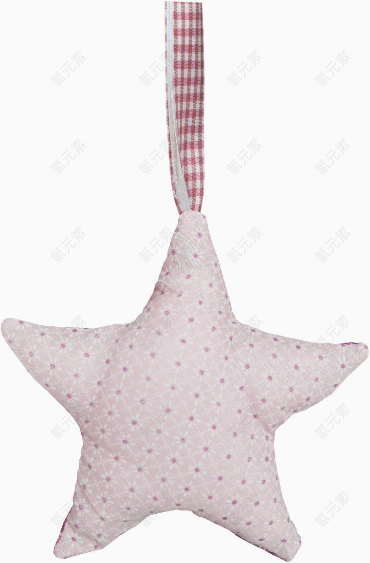吊着的五角星抱枕