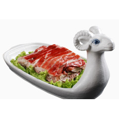 香喷喷的烤羊排