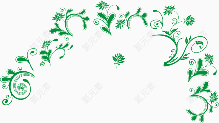 绿色小草开业大吉
