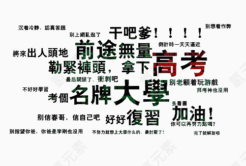 高考海报素材图片