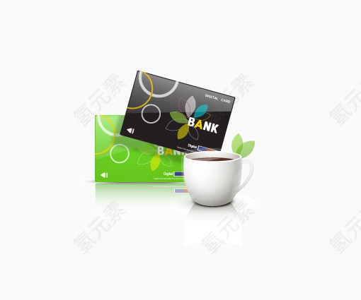银行卡杯子图标