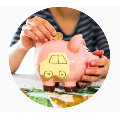 车贷小猪储蓄罐
