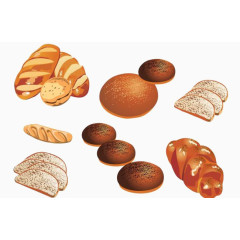 有质感的小麦面包