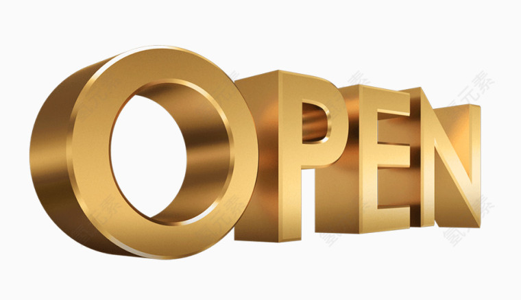 open开业大吉字体设计