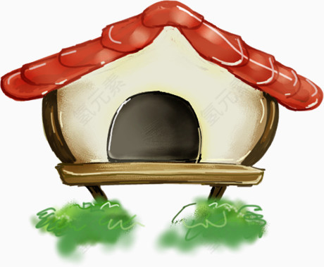 卡通手绘小鸟窝