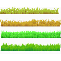 不同颜色的草丛
