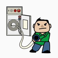 卡通消防工具