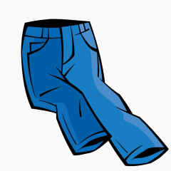 矢量休闲牛仔裤