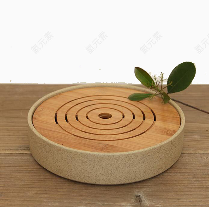 年轮粗陶茶盘