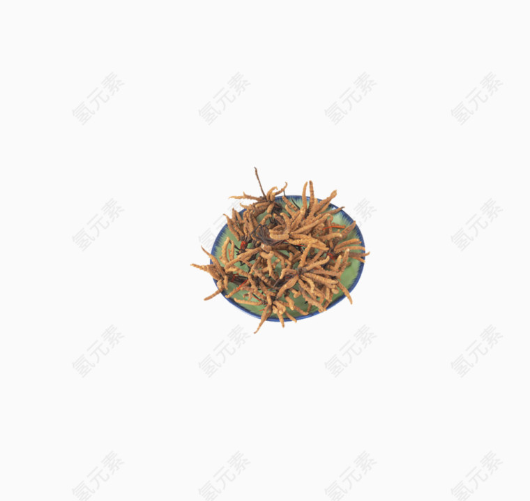 一盘药材补品