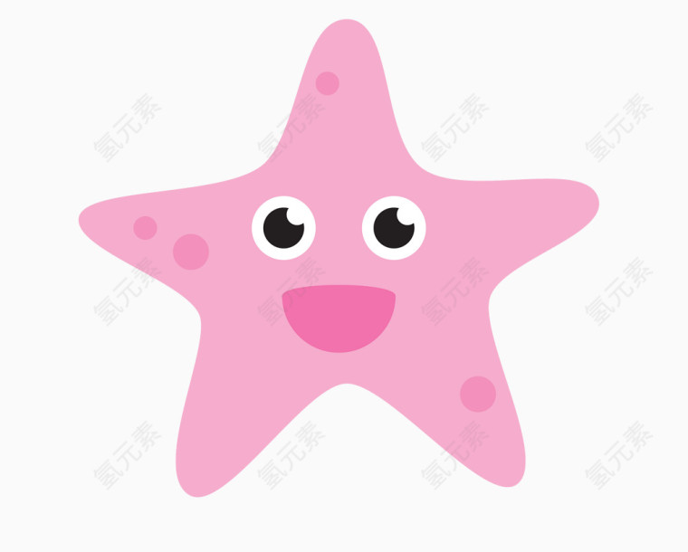 粉色海星