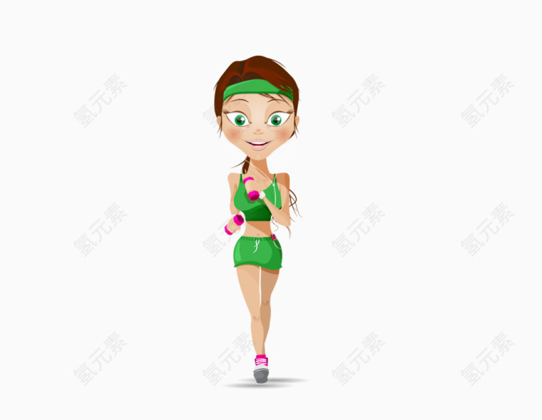 运动风格女孩