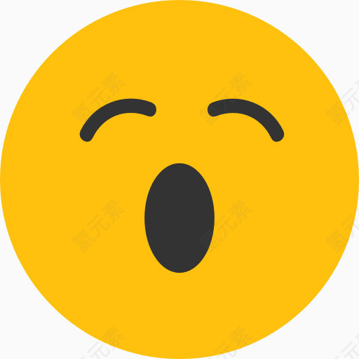 黄色表情icon无聊
