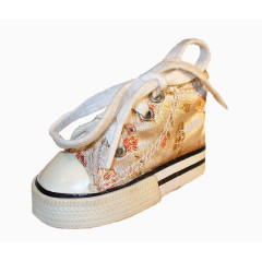 一只女士帆布鞋实物图