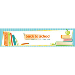 插画风格教育主题横幅设计