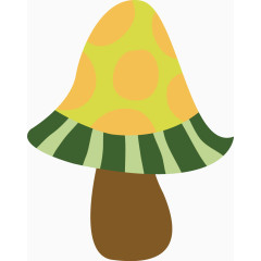 矢量蘑菇糖果